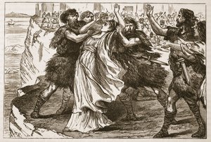 A fellázadt rabszolgák Ennában (lithó) alkotó: English School