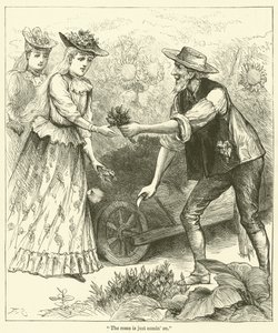 "A rózsák csak most jönnek" (metszet) alkotó: English School
