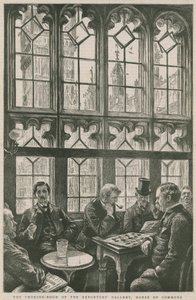 A Riporterek Galériájának dohányzó szobája, alsóház alkotó: English School