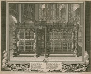 Az impozáns emlékmű VII. Henrik király és királyné emlékére alkotó: English School