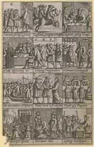 Edward Coleman története, akit 1678. november 27-én árulás vádjával vádoltak alkotó: English School