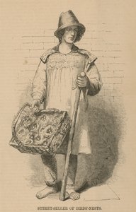 Der Straßenverkäufer von Vogelnestern von English School