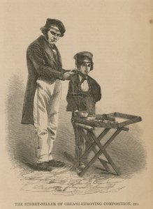 Zsírtalanító készítmény utcai eladója alkotó: English School