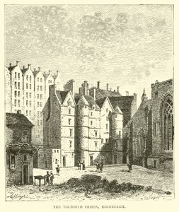 A tolbooth-i börtön, Edinburgh alkotó: English School