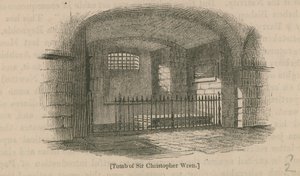 Sir Christopher Wren sírja alkotó: English School
