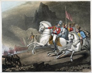 Wellington hercegének győzelmei (R. Westall tábláiról), London, szerk. Thomas Davidson alkotó: English School