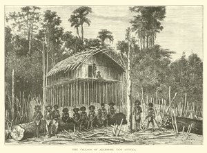 Alambori falu, Új-Guinea alkotó: English School