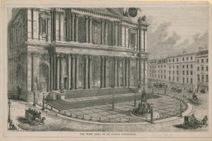 A Szent Pál-székesegyház nyugati része alkotó: English School