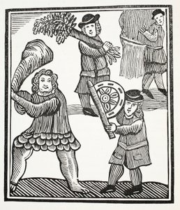Thomas Hickathrift, illusztráció a Chap-books of the Eightenth Century-ből, John Ashton, pub. 1882 alkotó: English School