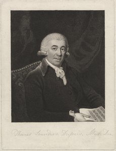 Thomas Saunders Dupuis, 1800 körül (csúcsmetszet) alkotó: English School