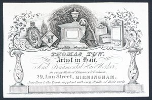 Thomas Tow, hajfestő, szakkártya alkotó: English School