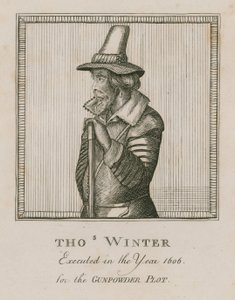 Thomas Winter, 1606 für die Pulververschwörung hingerichtet von English School