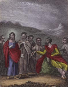 „Megengedett” – mondta Jézus –, „meglátod”... (színes metszet) alkotó: English School