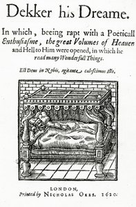 Címlap: Dekker, Thomas Dekker, az ő álma, 1620-ban alkotó: English School