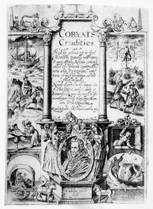 Címlap az 1611-ben megjelent Coryats Crudities-től alkotó: English School