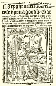John Skeltons Goodly Garlande címlapja alkotó: English School