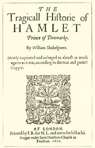 Shakespeare Hamletjének címlapja alkotó: English School