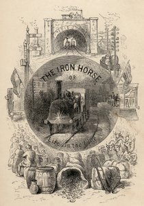 A vasló vagy az Élet a vonalon címlapja, R.M. Ballantyne, 1884 alkotó: English School