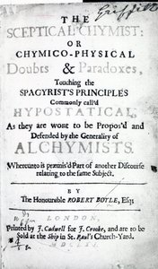 Címlap: A szkeptikus kémikus, Robert Boyle, 1661 (nyomtatott) alkotó: English School
