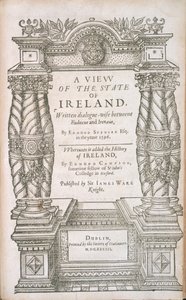 Címlap Írország állam képe és Írország történelme című könyvhöz, 1633 alkotó: English School