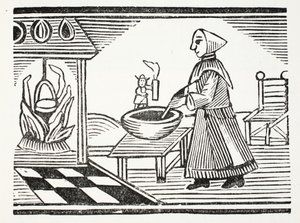 Tom Thumb, illusztráció a Chap-books of the Eighteenth Century-ből, John Ashton, pub. 1882 alkotó: English School