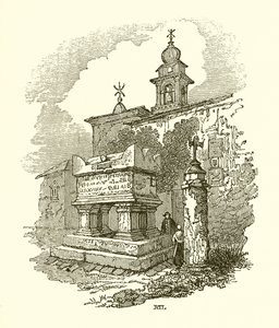 Petrarch sírja Arqua-ban alkotó: English School