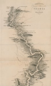Tomblesons panorámás Temze és Medway térképe