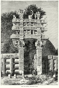 Sanchi Tope, Északi kapu (metszet) alkotó: English School