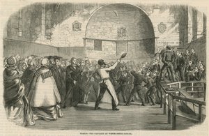 Pfannkuchenwerfen an der Westminster School