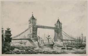 Tower Bridge, London alkotó: English School