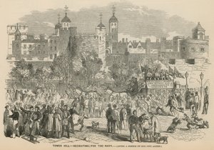Tower Hill, London: toborzás a haditengerészethez alkotó: English School