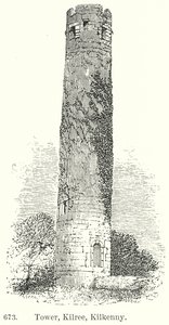 Torony, Kilree, Kilkenny (metszet) alkotó: English School
