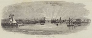 Havannah városa és kikötője (metszet) alkotó: English School