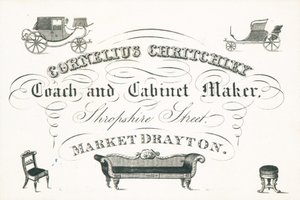 Kereskedelmi kártya, Cornelius Critchley alkotó: English School