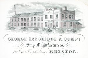 Kereskedelmi kártya, George Langridge & Company alkotó: English School