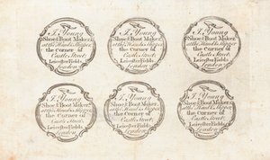 Kereskedelmi kártya, J Young alkotó: English School