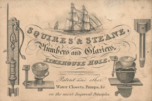 Kereskedelmi kártya, Squires & Steane alkotó: English School