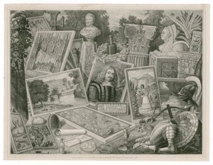 Robert Martin kereskedelmi kártyája, a litográfiai művészet készségeinek fejlesztése, 1830 alkotó: English School