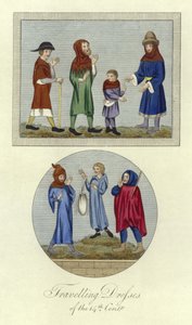 14. századi utazóruhák alkotó: English School