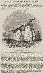 Trethevey Stone, Cornwall (metszet) alkotó: English School