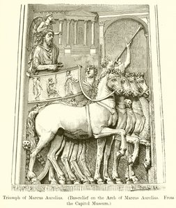 Marcus Aurelius diadala. (Marcus Aurelius boltívének domborműve. A Capitolium Múzeumból) alkotó: English School