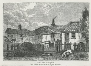 Tuckers Cottage, a Kensington Potteries legrégebbi háza alkotó: English School
