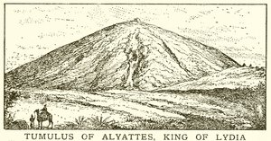 Alyattes-i Tumulus, Lydia királya alkotó: English School