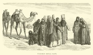 Turkmenische Hochzeitsgesellschaft