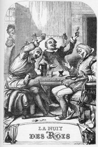 Tizenkettedik éjszaka, vagy mit akarsz – Illusztráció a „” William Shakespeare műveiben befejezve”” 1866-ban – A kiadás illusztrációi és általános formája Cassell illusztrált Shakespeare-jéből származik, amely Londonban jelent meg alkotó: English School