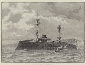 A francia haditengerészet típusai, az Amiral Baudin (metszet) alkotó: English School