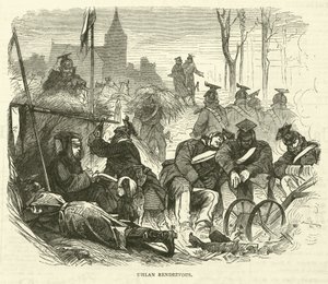 Uláni randevú, 1870. szeptember alkotó: English School
