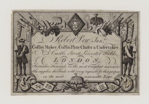 Undertakers, Robert Low Junior, kereskedelmi kártya alkotó: English School