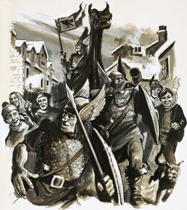 Azonosítatlan viking ünnepség alkotó: English School