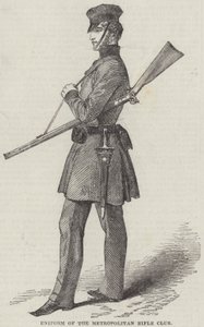A Metropolitan Rifle Club egyenruha (metszet) alkotó: English School